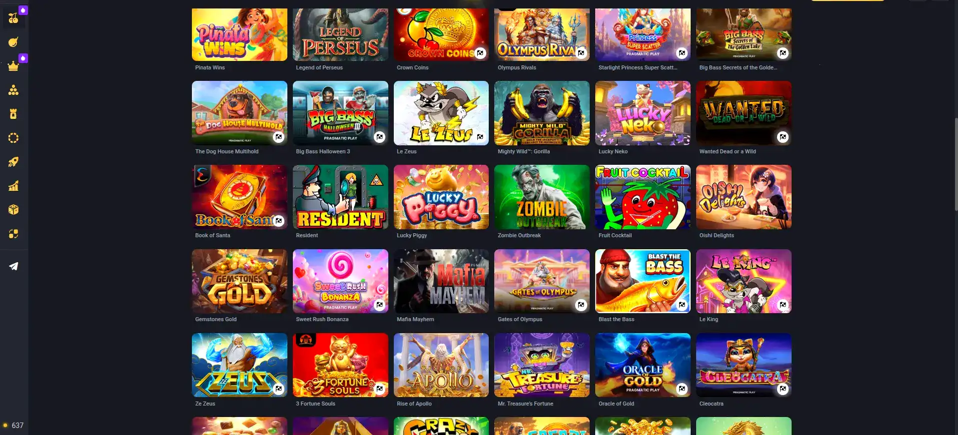 Мобильная версия Бонс казино на телефоне